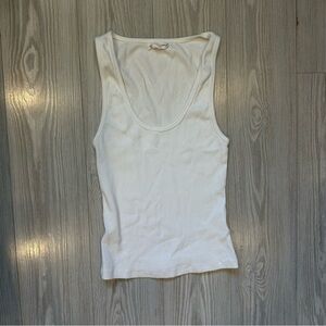 Good American White Tank Top
